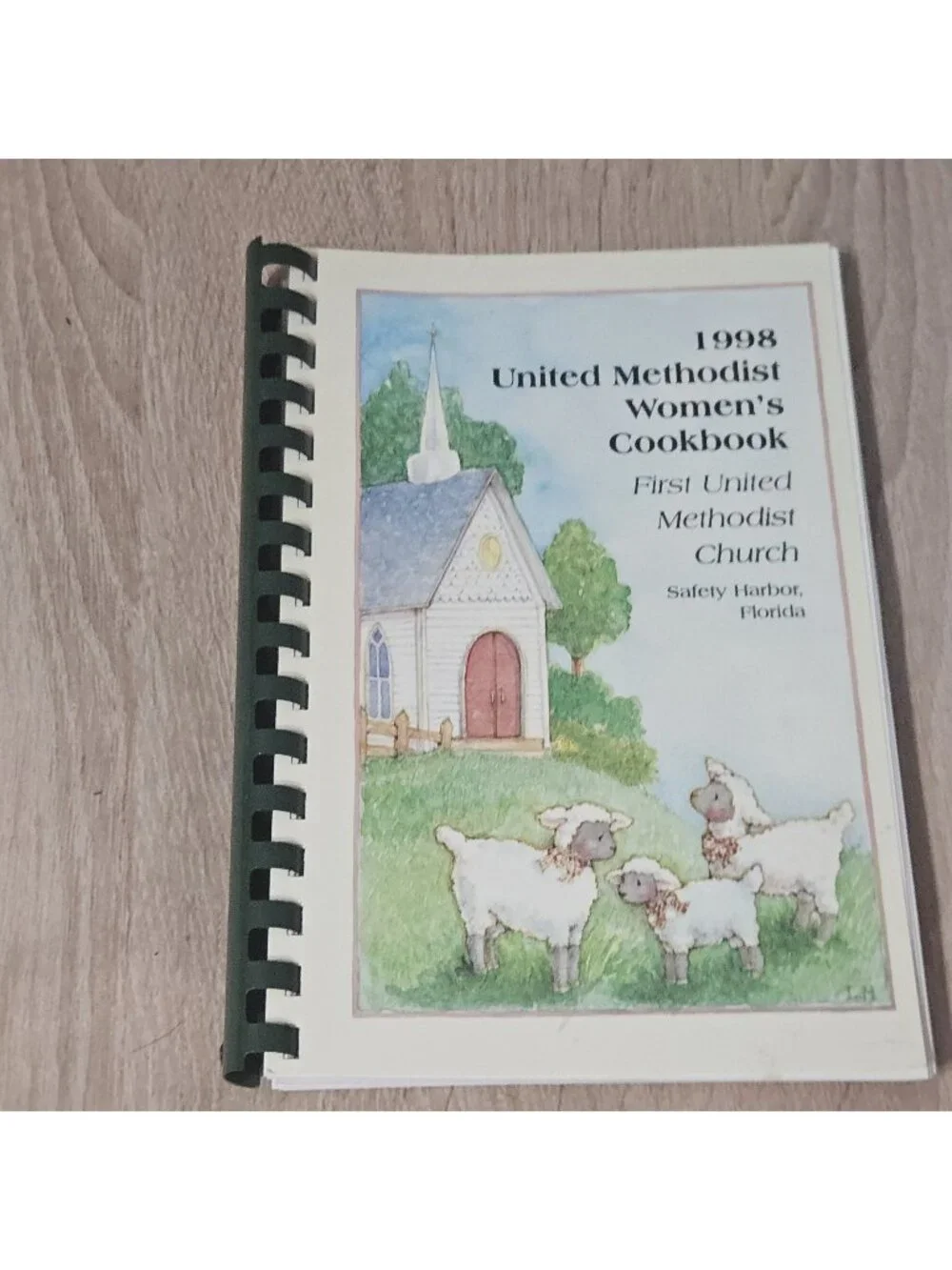 1998 United Methodist Women's Cookbook Safety Harbor Fl Spiral Bound